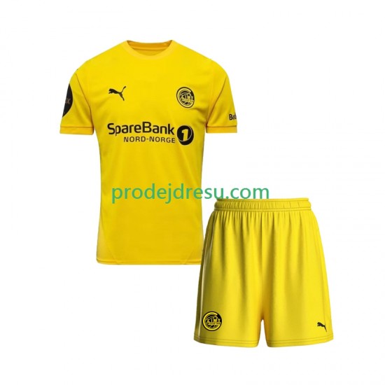 FK Bodø/Glimt Dresy Fotbal Dětský Domácí 2025 Krátký rukáv
