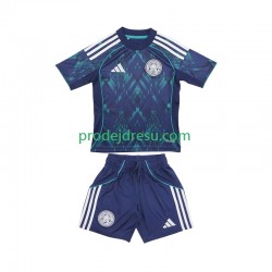 Leicester City Dresy Fotbal Dětský Venkovní 2025-2026 Krátký rukáv