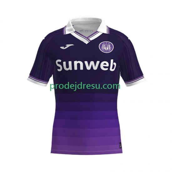 RSC Anderlecht Dresy Fotbal Muž Domácí 2025-2026 Krátký rukáv