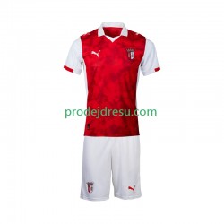 Dresy Fotbal SC Braga Dětský Domácí 2025-2026 Krátký rukáv