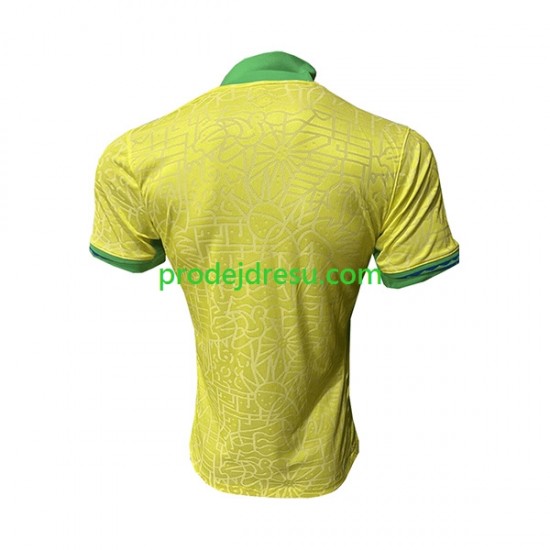 Brazílie Dresy Fotbal Muž Domácí 2023-2024 Krátký rukáv