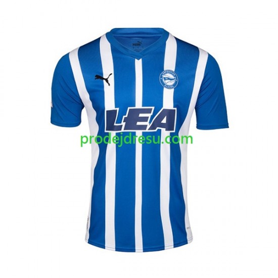 Dresy Fotbal Deportivo Alaves Muž Domácí 2023-2024 Krátký rukáv