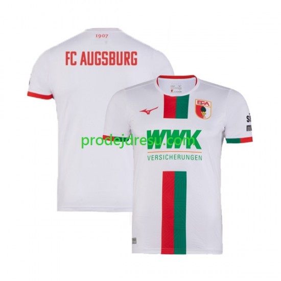 Dresy Fotbal FC Augsburg Muž Domácí 2023-2024 Krátký rukáv