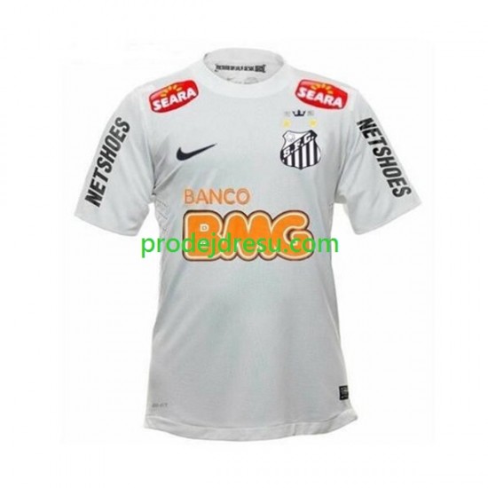 Santos FC Dresy Fotbal -2012 Retro Muž Domácí 2011 Krátký rukáv