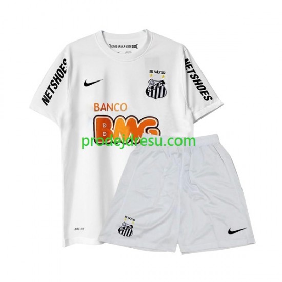 Santos FC Dresy Fotbal -2012 Retro Dětský Domácí 2011 Krátký rukáv