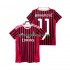 AC Milán Dresy Fotbal Ibrahimović Zlatan 11 2012 Retro Muž Domácí 2011 Krátký rukáv