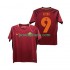 AS Řím Dresy Fotbal DZEKO 9 2017-2018 Retro Muž Domácí Krátký rukáv