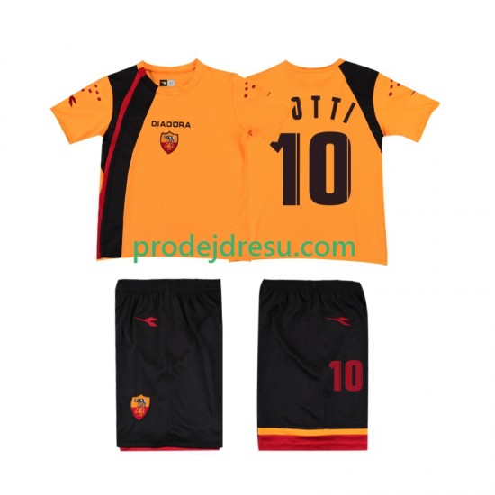 AS Řím Dresy Fotbal TOTTI 10 2005- Retro Dětský Domácí 2006 Krátký rukáv