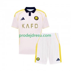 Dresy Fotbal Al Nassr Dětský Alternativní 2025-2026 Krátký rukáv