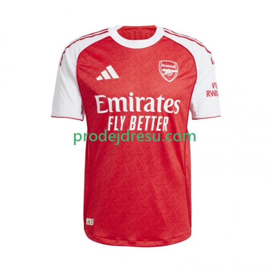 Arsenal Dresy Fotbal Muž Domácí 2025-2026 Krátký rukáv