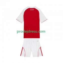 Arsenal Dresy Fotbal Dětský Domácí 2025-2026 Krátký rukáv