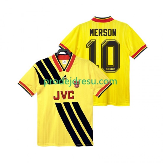 Arsenal Dresy Fotbal MERSON 10 1993 Retro Muž Venkovní 1994 Krátký rukáv
