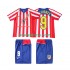 Atlético Madrid Dresy Fotbal F TORRES 9 2005 Retro Dětský Domácí 2004 Krátký rukáv