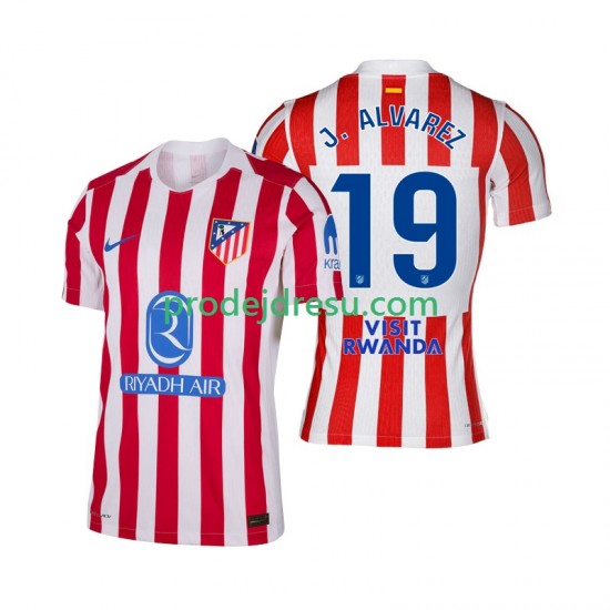 Atlético Madrid Dresy Fotbal Julian Alvarez 19 Muž Domácí 2025-2026 Krátký rukáv