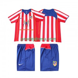 Atlético Madrid Dresy Fotbal 2005 Retro Dětský Domácí 2004 Krátký rukáv