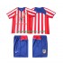 Atlético Madrid Dresy Fotbal 2005 Retro Dětský Domácí 2004 Krátký rukáv
