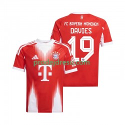 FC Bayern Mnichov Dresy Fotbal Alphonso Davies 19 Muž Domácí 2025-2026 Krátký rukáv