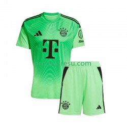 FC Bayern Mnichov Dresy Fotbal Brankářské Dětský Domácí 2025-2026 Krátký rukáv
