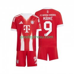 FC Bayern Mnichov Dresy Fotbal Harry Kane 9 Dětský Domácí 2025-2026 Krátký rukáv