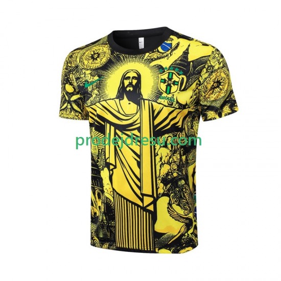 Brazílie Dresy Fotbal Jesus Muž Domácí 2024 Krátký rukáv