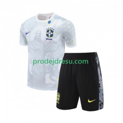 Brazílie Special JESUS Football Shirts Dětský Domácí 2024-2025 Krátký rukáv