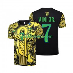 Brazílie Dresy Fotbal Vinicius Junior 7 Jesus Muž Domácí 2024 Krátký rukáv