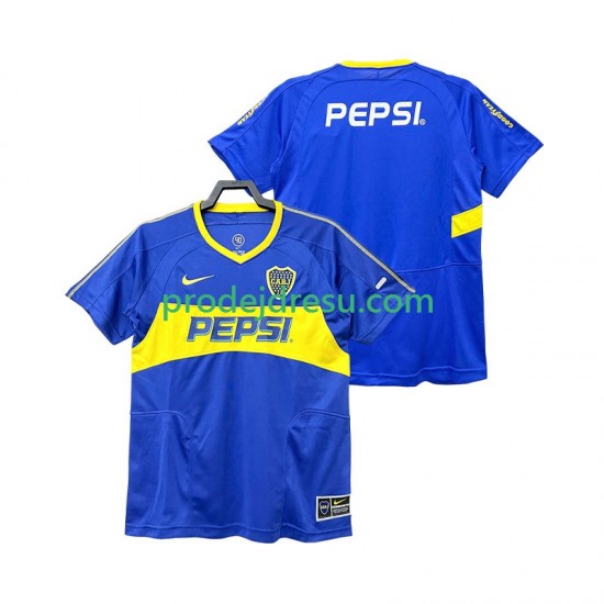 CA Boca Juniors Dresy Fotbal 2003 Retro Muž Domácí 2004 Krátký rukáv