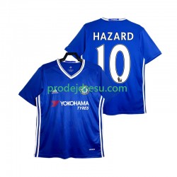 Chelsea Dresy Fotbal HAZARD 10 2016-2017 Retro Muž Domácí Krátký rukáv