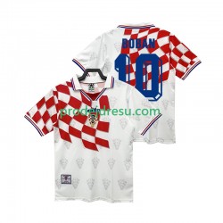 Chorvatsko Dresy Fotbal BOBAN 10 Retro Muž Domácí 1998 Krátký rukáv