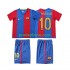 FC Barcelona Dresy Fotbal RONALDINHO 10 2007 Retro Dětský Domácí 2006 Krátký rukáv