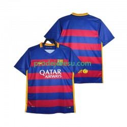 FC Barcelona Dresy Fotbal 2015-2016 Retro Muž Domácí Krátký rukáv