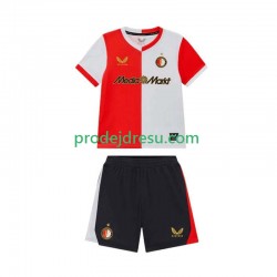 Feyenoord Rotterdam Dresy Fotbal Dětský Domácí 2025-2026 Krátký rukáv