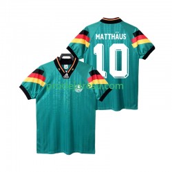 Německo Dresy Fotbal MATTHAUS 10 1992 Retro Muž Venkovní Krátký rukáv