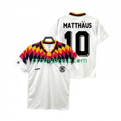 Německo Dresy Fotbal MATTHAUS 10 Retro Muž Domácí 1994 Krátký rukáv