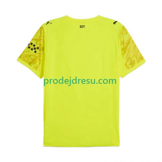 Manchester City Dresy Fotbal Brankářské Muž Alternativní 2025-2026 Krátký rukáv