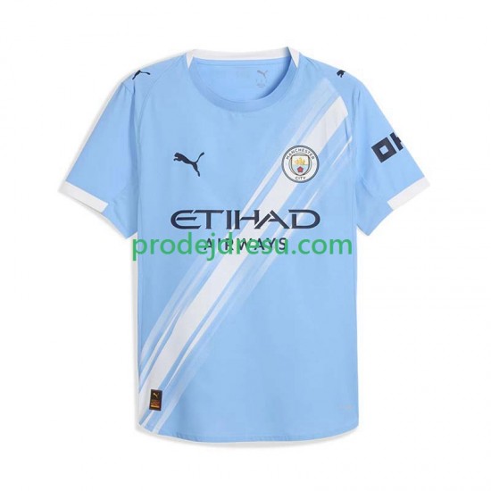Manchester City Dresy Fotbal Muž Domácí 2025-2026 Krátký rukáv