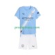 Manchester City Dresy Fotbal Dětský Domácí 2025-2026 Krátký rukáv