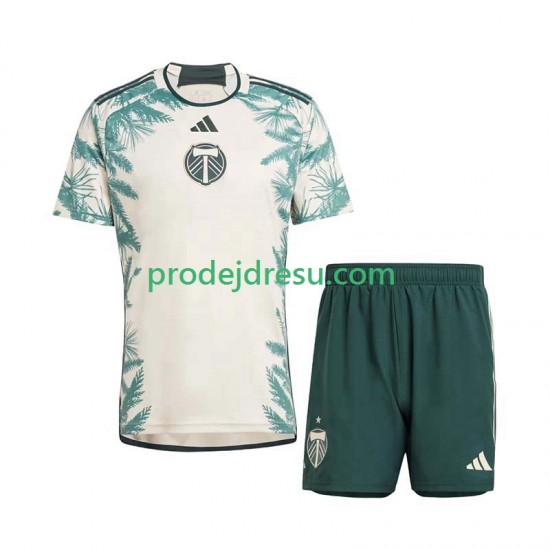 Portland Timbers Dresy Fotbal Dětský Venkovní 2024 Krátký rukáv