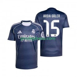 Real Madrid Dresy Fotbal Arda Guler 15 Muž Venkovní 2025-2026 Krátký rukáv