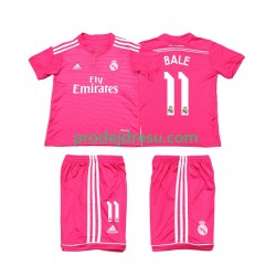 Real Madrid Dresy Fotbal Bale 11 2014 2015 Retro Dětský Venkovní Krátký rukáv