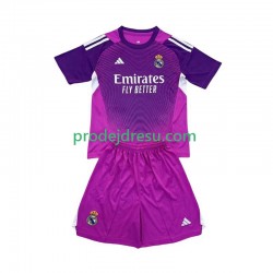 Real Madrid Dresy Fotbal Brankářské Dětský Venkovní 2025-2026 Krátký rukáv