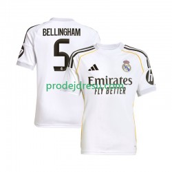 Real Madrid Dresy Fotbal Jude Bellingham 5 Muž Domácí 2025-2026 Krátký rukáv
