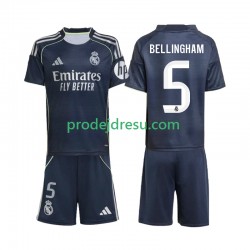 Real Madrid Dresy Fotbal Jude Bellingham 5 Dětský Venkovní 2025-2026 Krátký rukáv