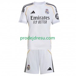 Real Madrid Dresy Fotbal Dětský Domácí 2025-2026 Krátký rukáv