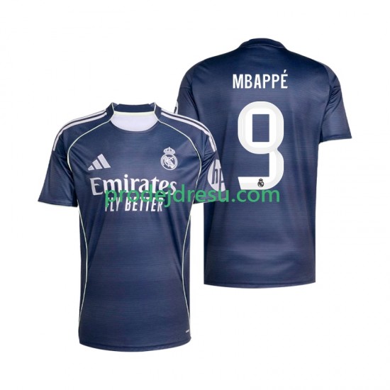 Real Madrid Dresy Fotbal Mbappé Kylian 9 Muž Venkovní 2025-2026 Krátký rukáv
