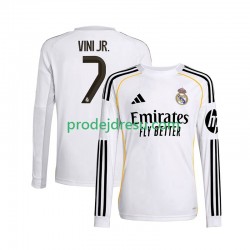 Real Madrid Dresy Fotbal Vinicius Junior 7 Muž Domácí 2025-2026 Dlouhý rukáv