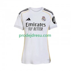 Real Madrid Dresy Fotbal Žena Domácí 2025-2026 Krátký rukáv
