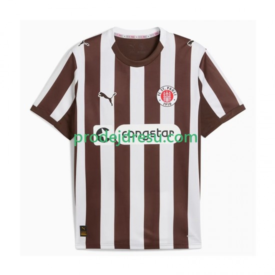 Dresy Fotbal St. Pauli Muž Domácí 2025-2026 Krátký rukáv