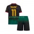 AC Milán Dresy Fotbal Christian Pulisic 11 Dětský Čtvrtý 2024-2025 Krátký rukáv