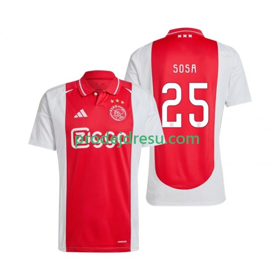 AFC Ajax Dresy Fotbal Wout Weghorst 25 Muž Domácí 2024-2025 Krátký rukáv